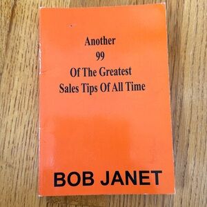 Book on Sales Tips by Bob Janet